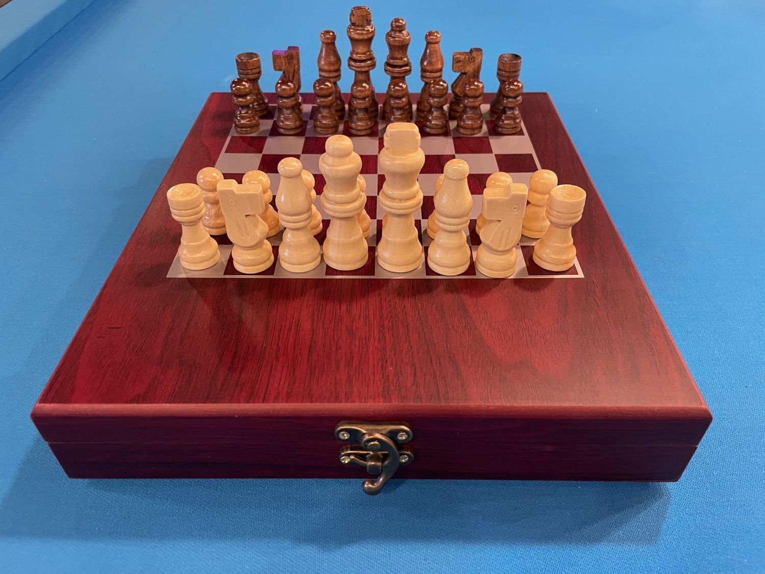 Rosewood Chess Set in Wooden Box