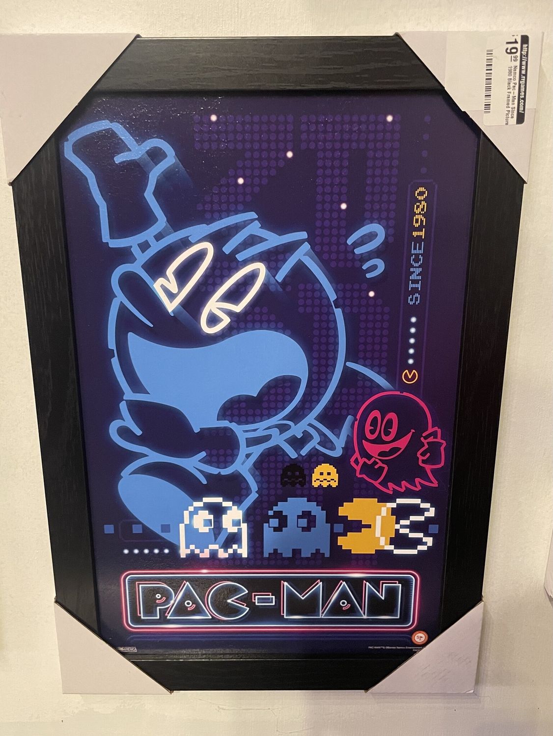Namco Pac-Man Since 1980 Black Framed Picture