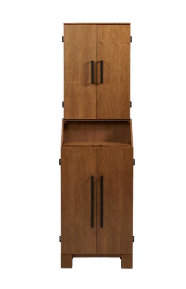 Alta Standup Dartboard Cabinet - Brushed Walnut