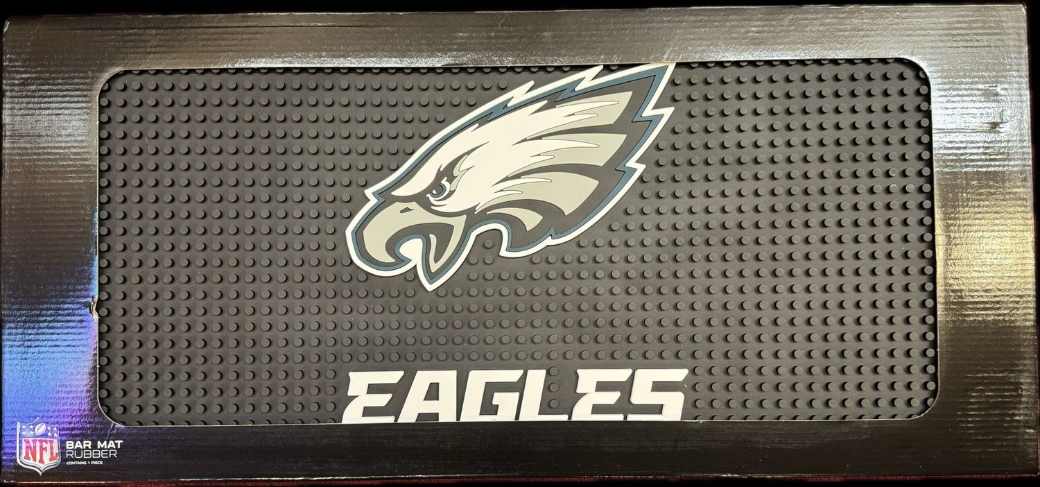 Philadelphia Eagles Rubber Bar Matt 13x28