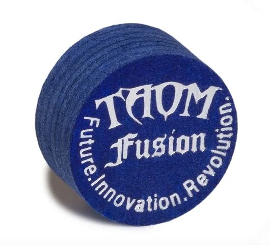 Taom Fusion Layered Playing Tip 14mm Blue Leather