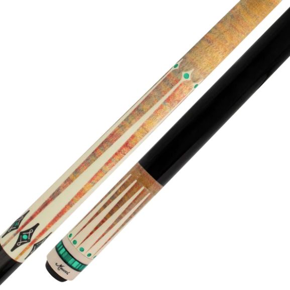 Meucci Hi-Pro 3  Green Cue Stick with 12.5 Pro Shaft
