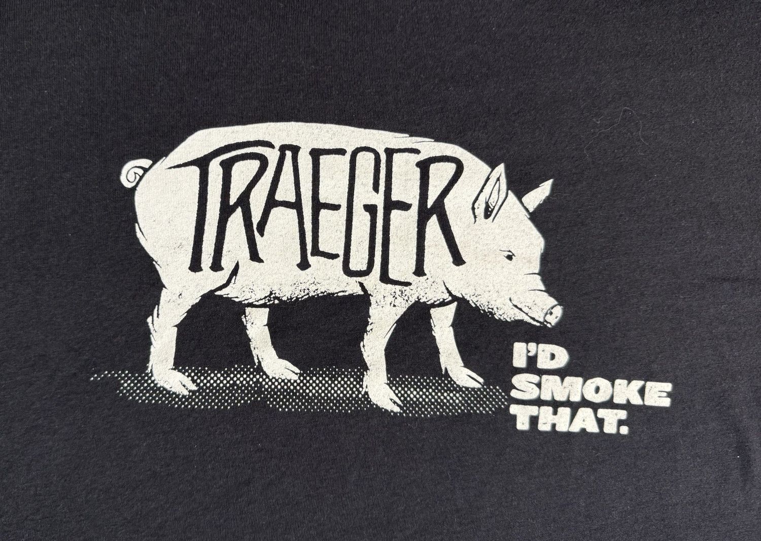 Traeger Black short sleeved &quot;I&#39;d Smoke That&quot; Large T-shirt