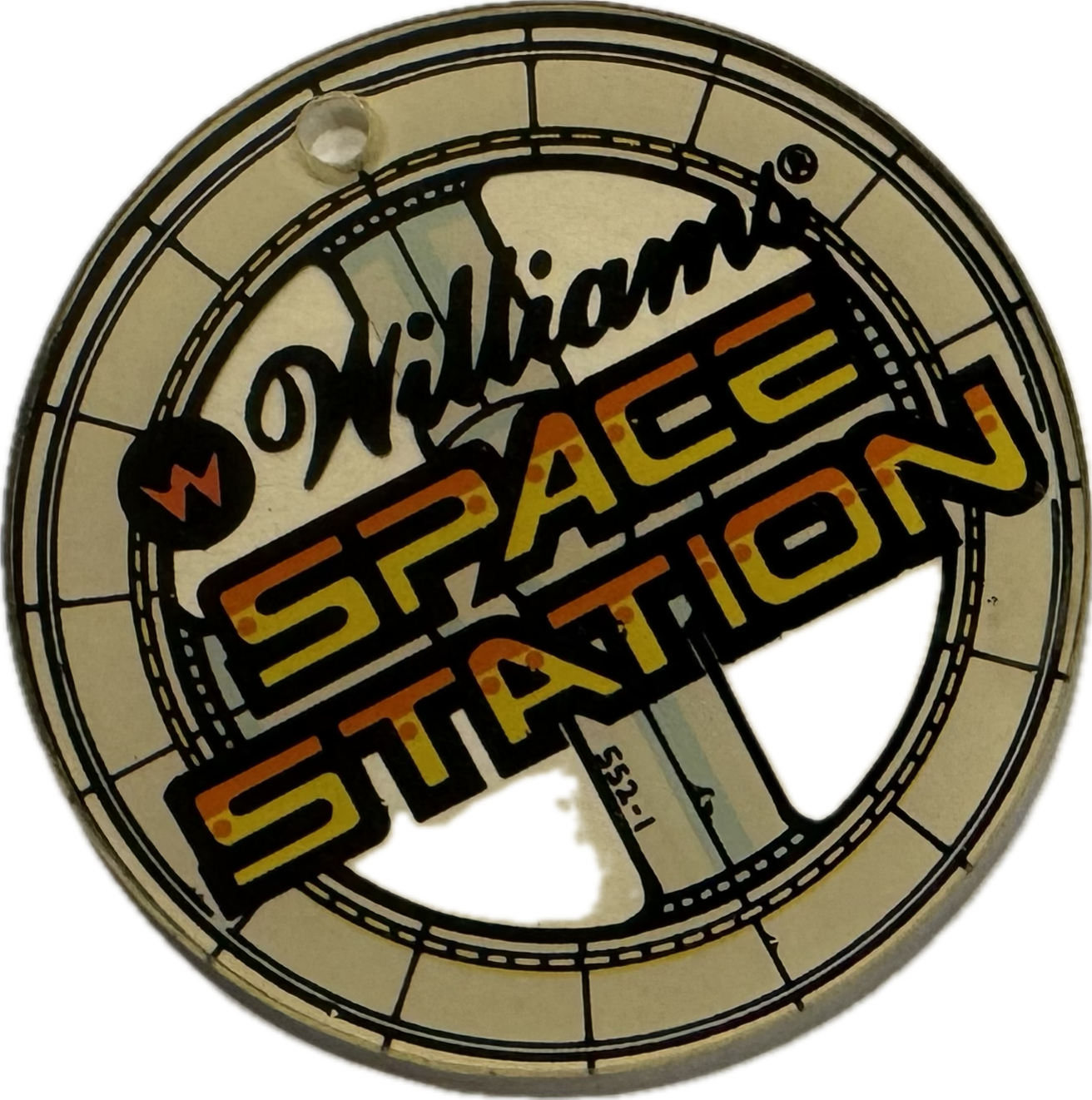Williams Space Station Williams Pinball Key Chain