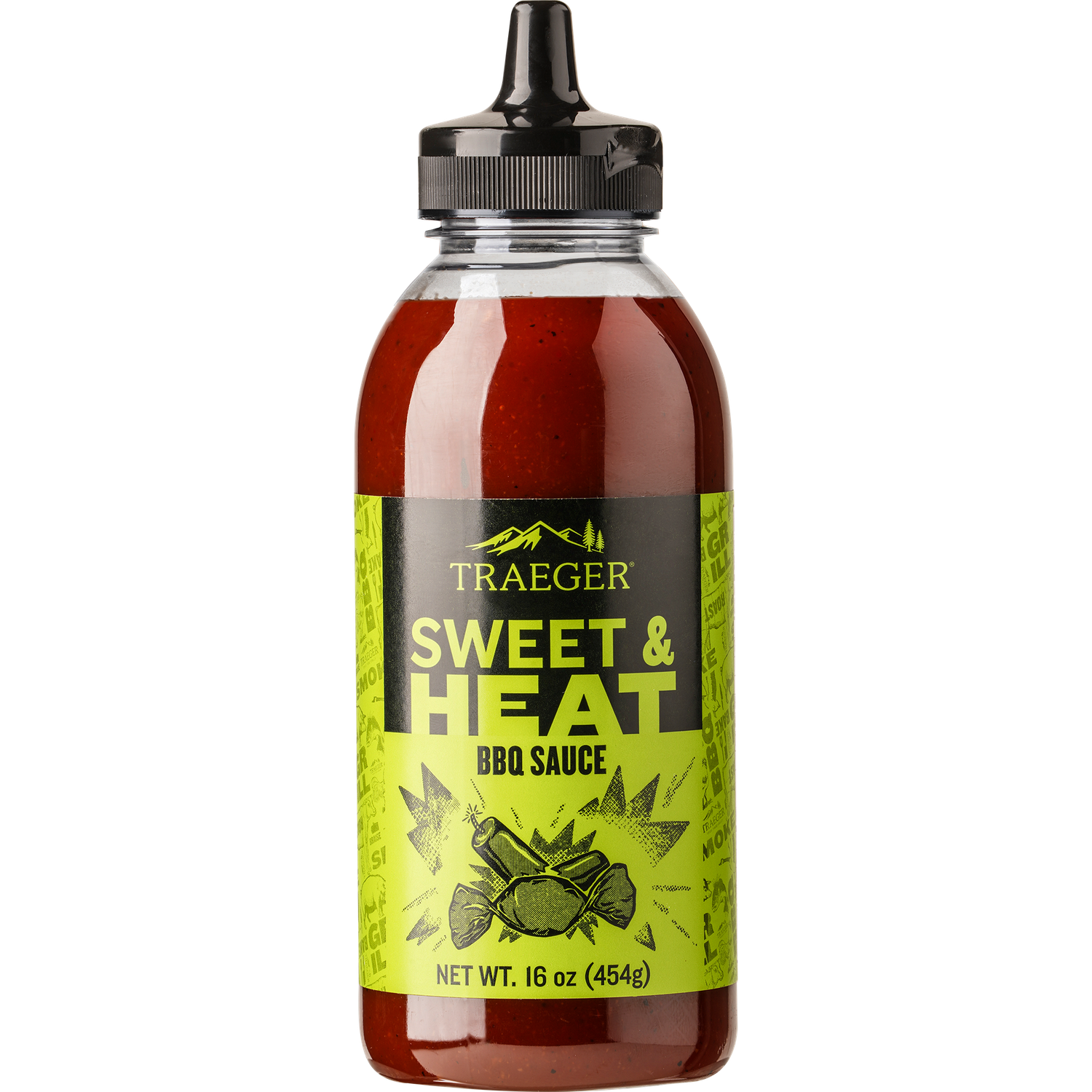 Traeger Sweet &amp; Heat BBQ Sauce  (16oz Squeeze Bottle)