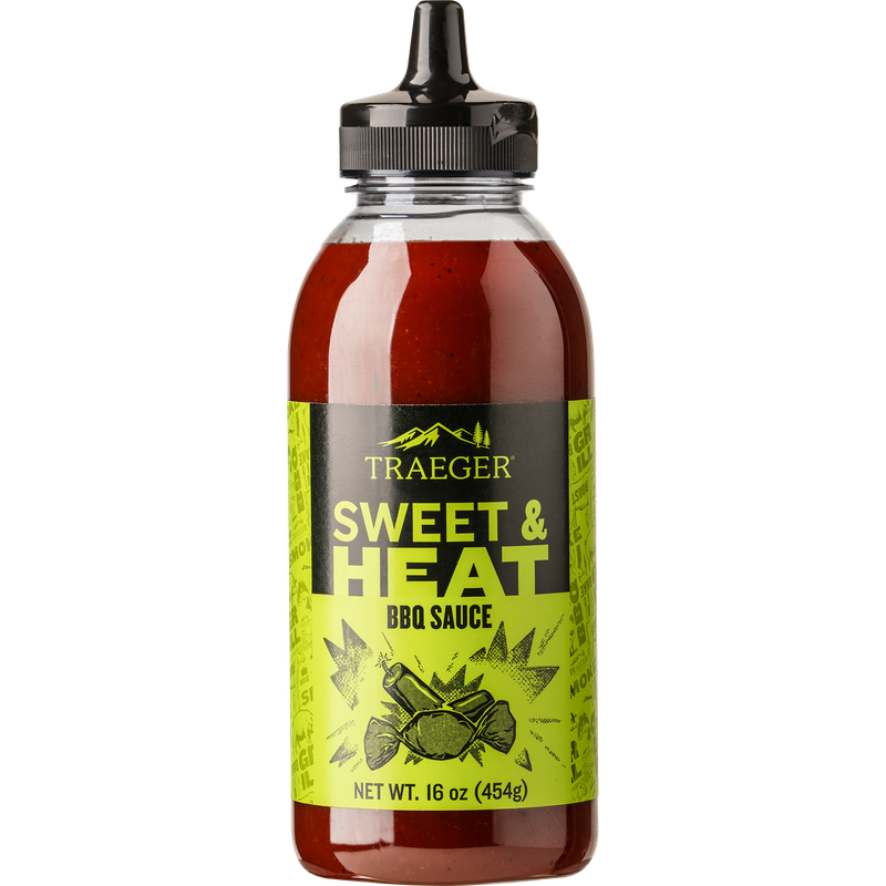Traeger Sweet &amp; Heat BBQ Sauce  (16oz Squeeze Bottle)
