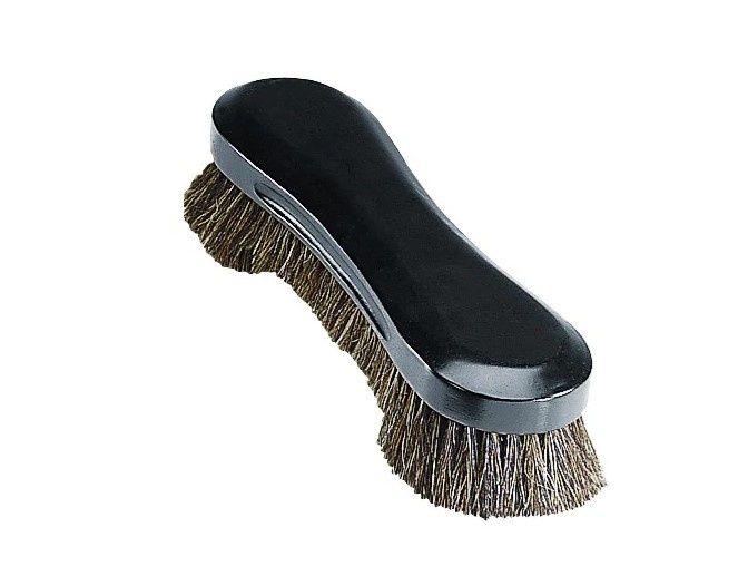 10 1/2&quot; Wooden Horsehair Brush-BK