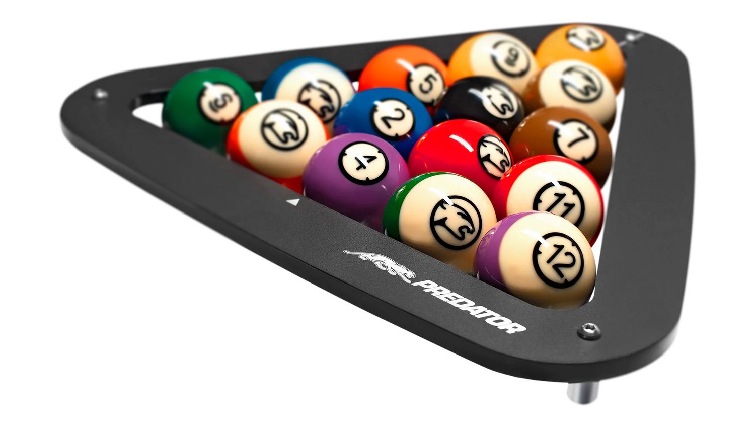 Black Predator AeroRack Pool Ball Rack | Triangle