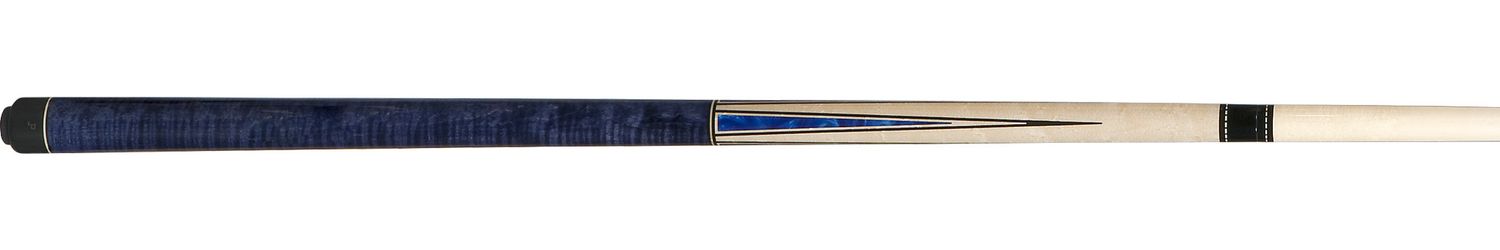 JP08-S Pechauer Blue No Wrap Cue Stick 12.25mm