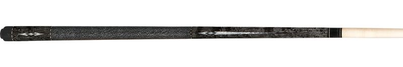 JP09-S Cue Stick Carbon Stain w/ Black and White Linen Wrap 12.5mm