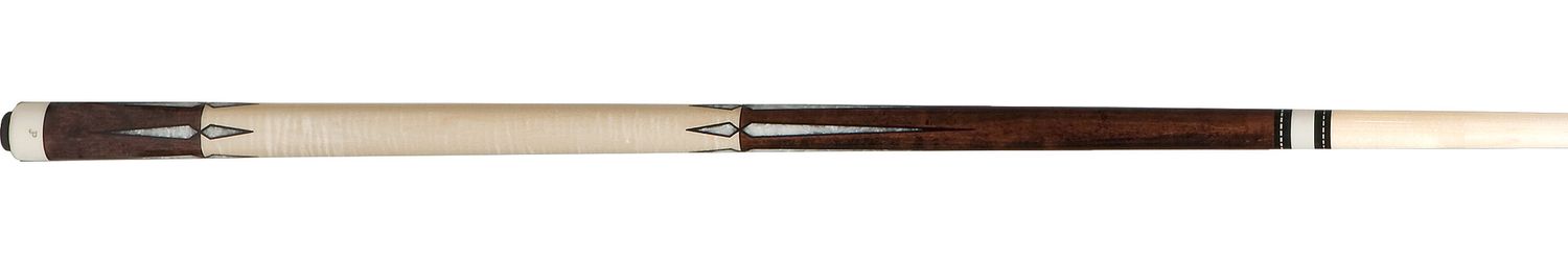 JP10-S Pechauer Rose Stain No Wrap Cue Stick 12.25mm