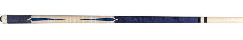 JP13-S Pechauer Blue No Wrap Cue Stick 12mm