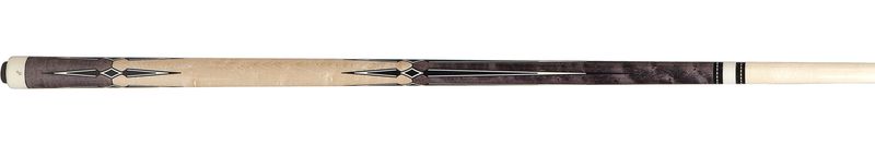 JP19-S Pechauer Smoke Stain No Wrap Cue Stick 12mm