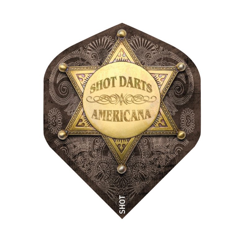 AMERICANA TIN DART FLIGHT SET - STANDARD