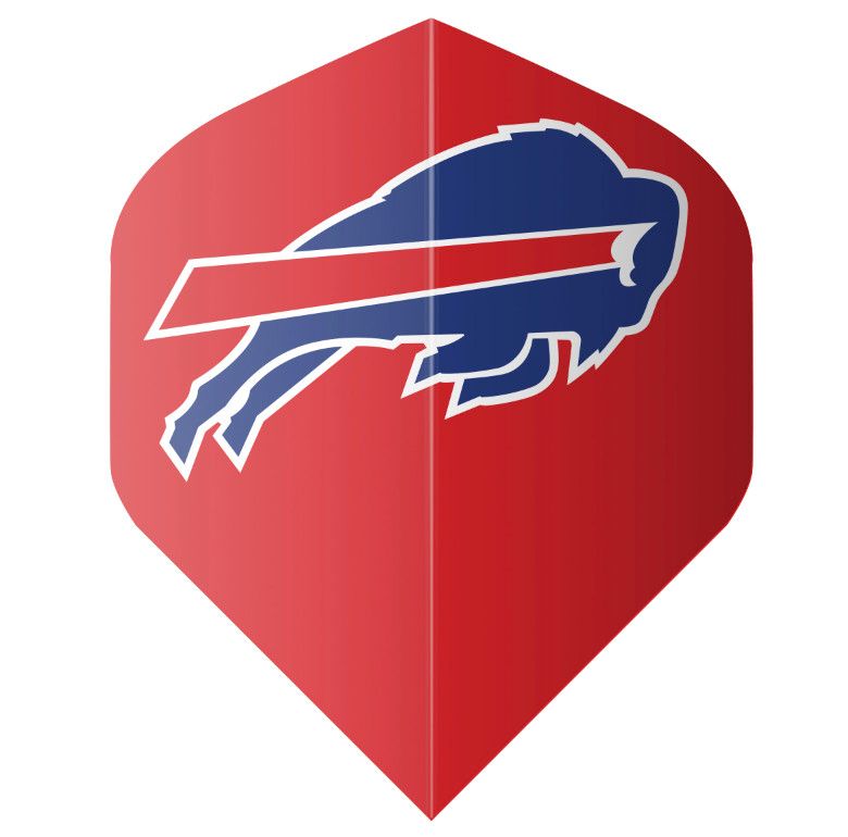 NFL BUFFALO BILLS DART FLIGHT SET RED