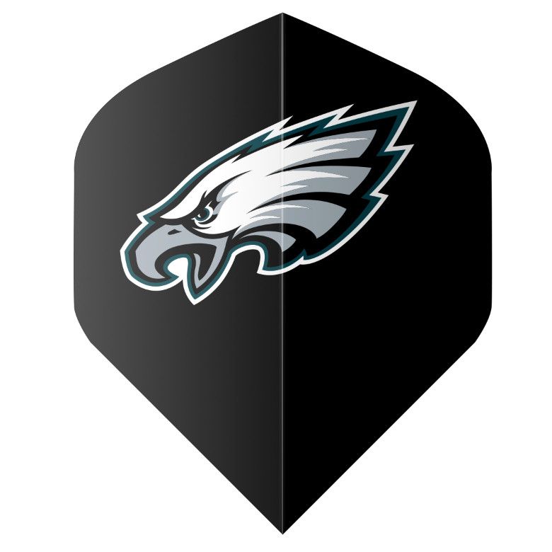 NFL EAGLES DART FLIGHT SET BLACK