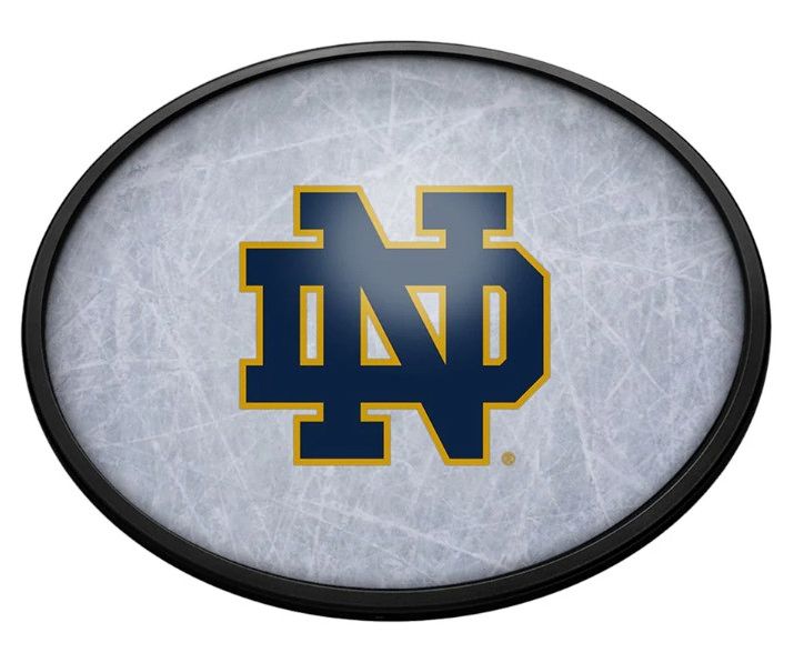 NCNTRD-140-41 Notre Dame University Oval Slimline Lighted wall Sign