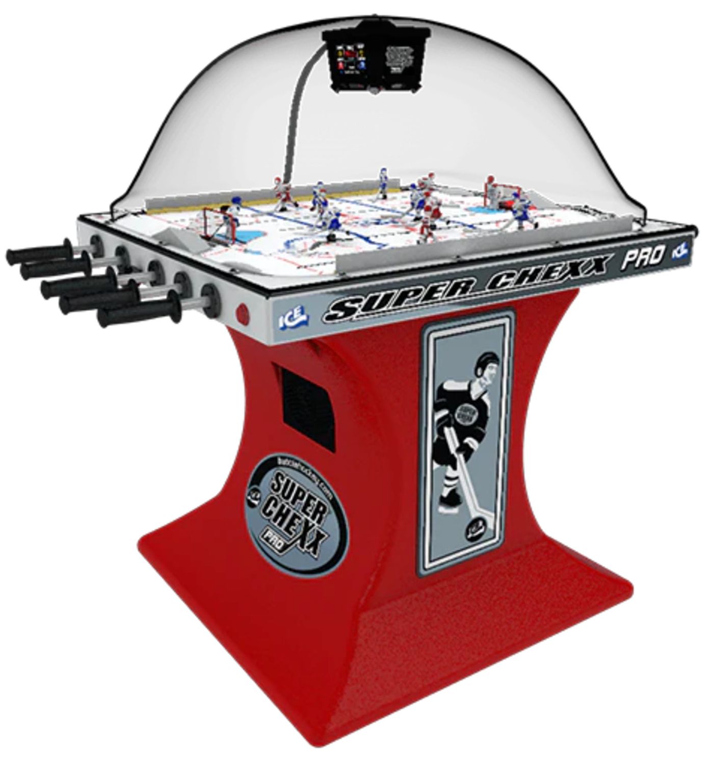 Super Chexx Pro Standard Bubble Hockey with LED Add on and Coin Op Add on