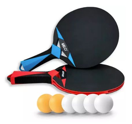 Kettler Halo X Outdoor 2 Player Table Tennis Ping Pong Racket Set