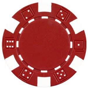 11.5 GRAM POKER CHIP CHIPS EACH, Color: RED