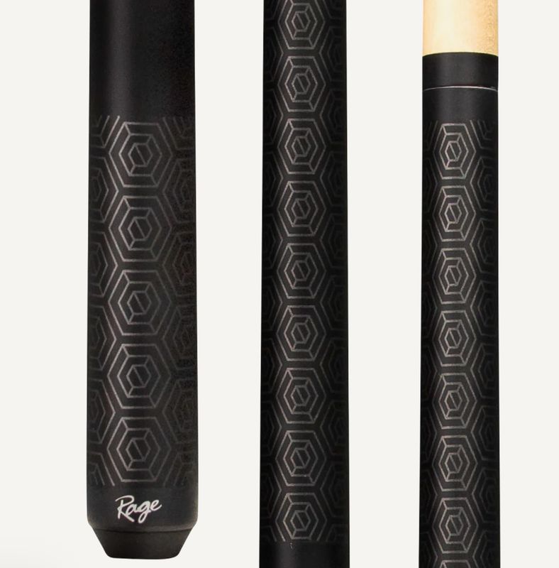 Rage Matte Raven Rambler Wrapless Cue RG113
