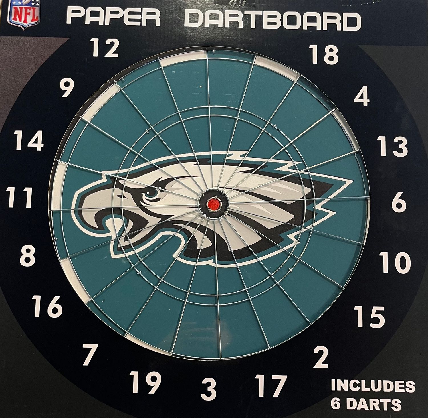 Eagles Paper Steel Tip Dart Board