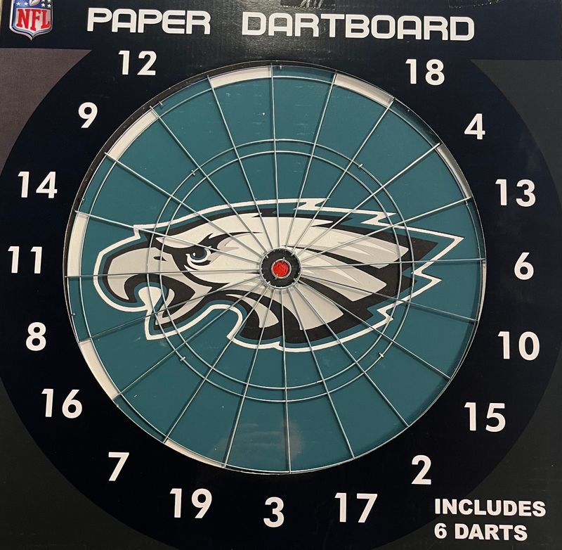 Eagles Paper Steel Tip Dart Board
