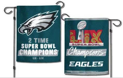 Philadelphia Eagles Champions 2-Sided Garden Flag SBLIX