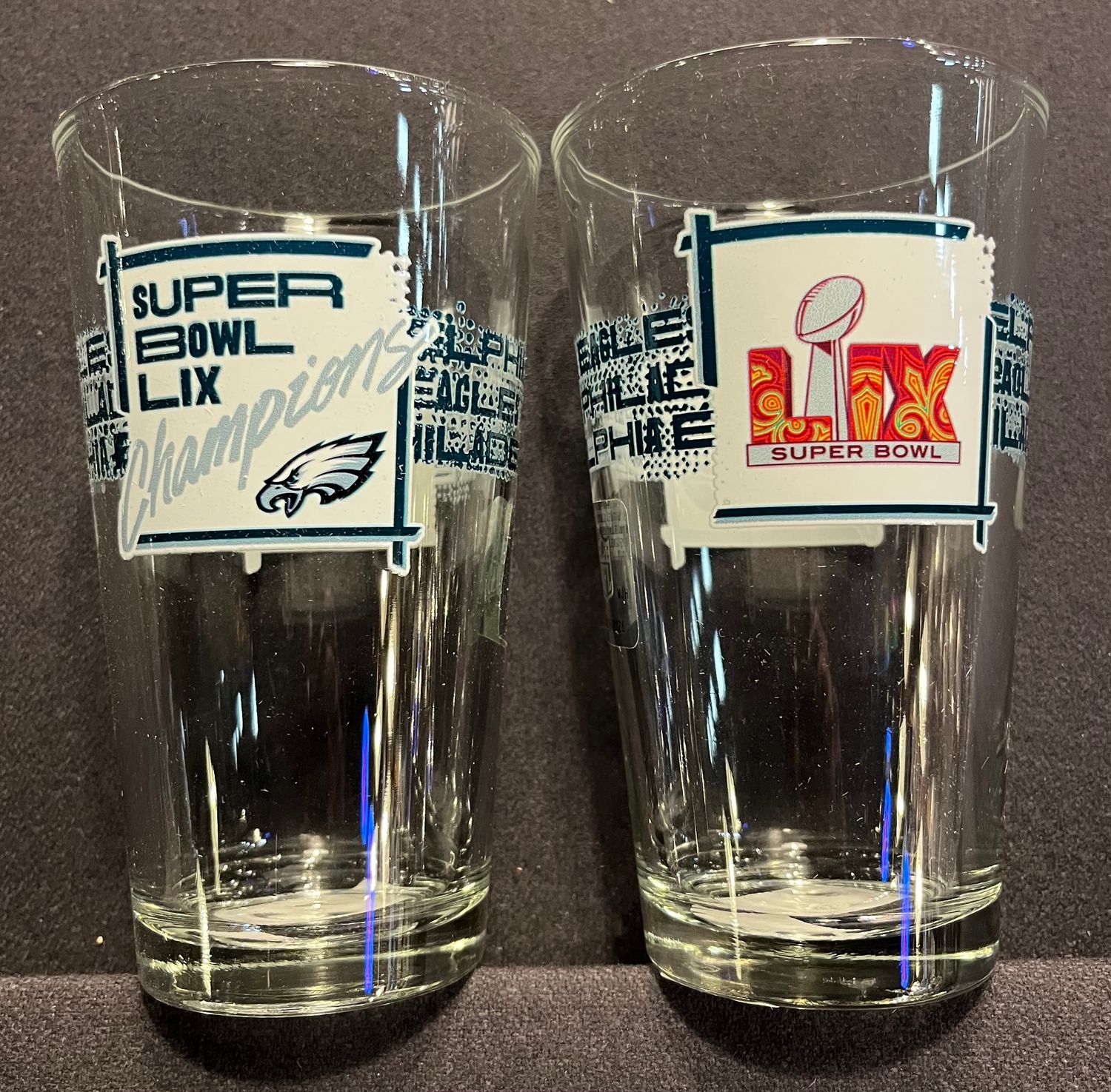 Philadelphia Eagles Champions 16oz Pint Glass SBLIX