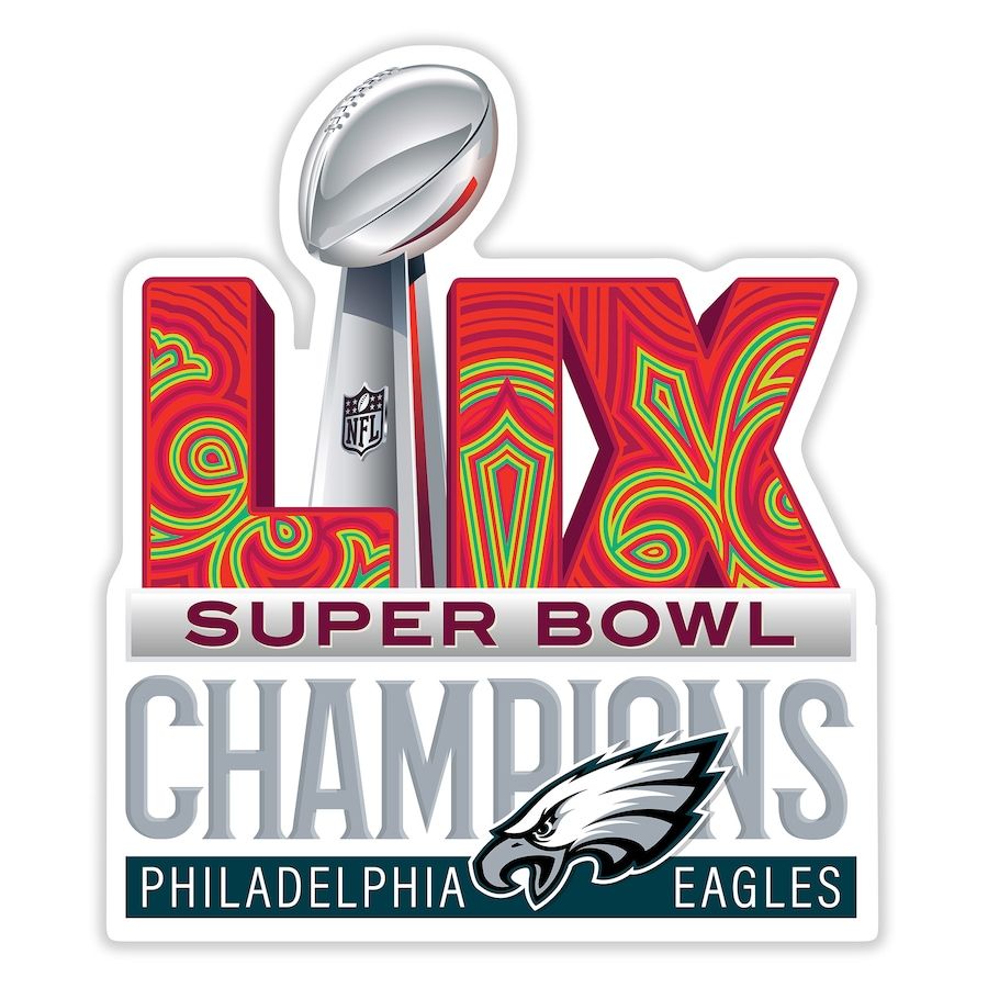 Philadelphia Eagles Champions 12&quot; Logo Cutout Wood Sign SBLIX