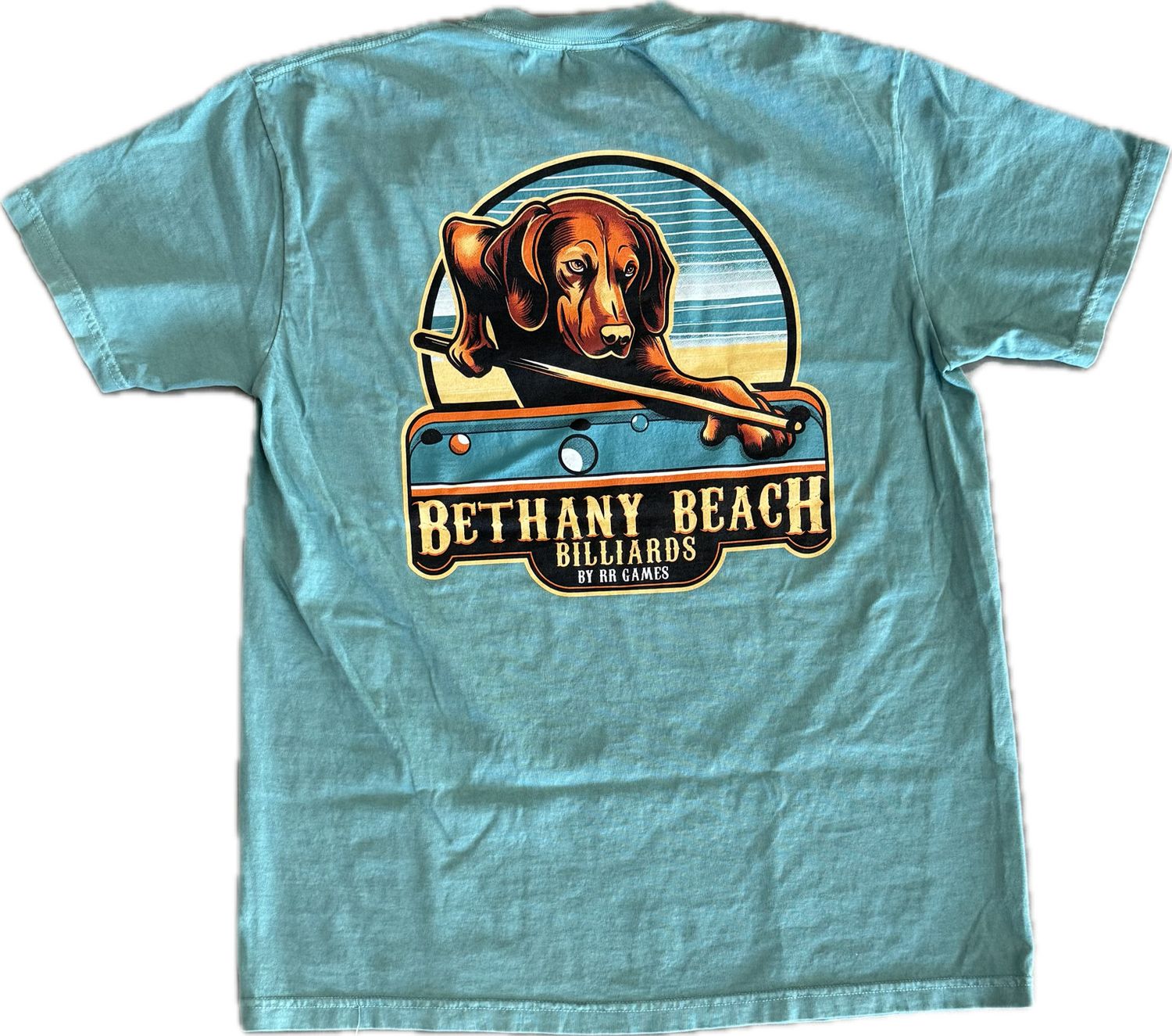 BETHANY BEACH BILLIARD SHORT SLEEVE SHIRT - Vizsla Dog
