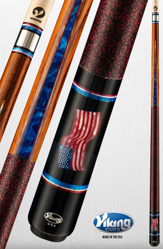 SE5601 Viking Patriotic Cue Stick