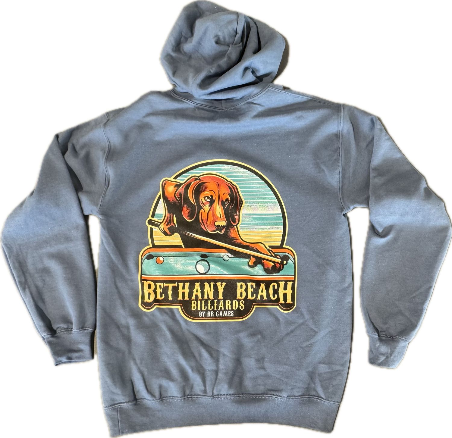 BETHANY BEACH BILLIARD HOODIE SWEATSHIRT