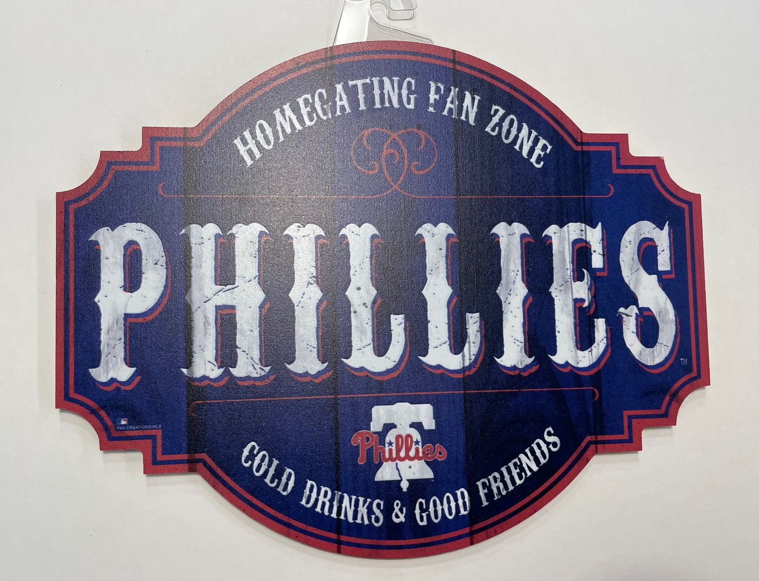 2015 - Homegating Baseball Tavern Sign , Color: Philadelphia Phillies, Size: 12&quot;