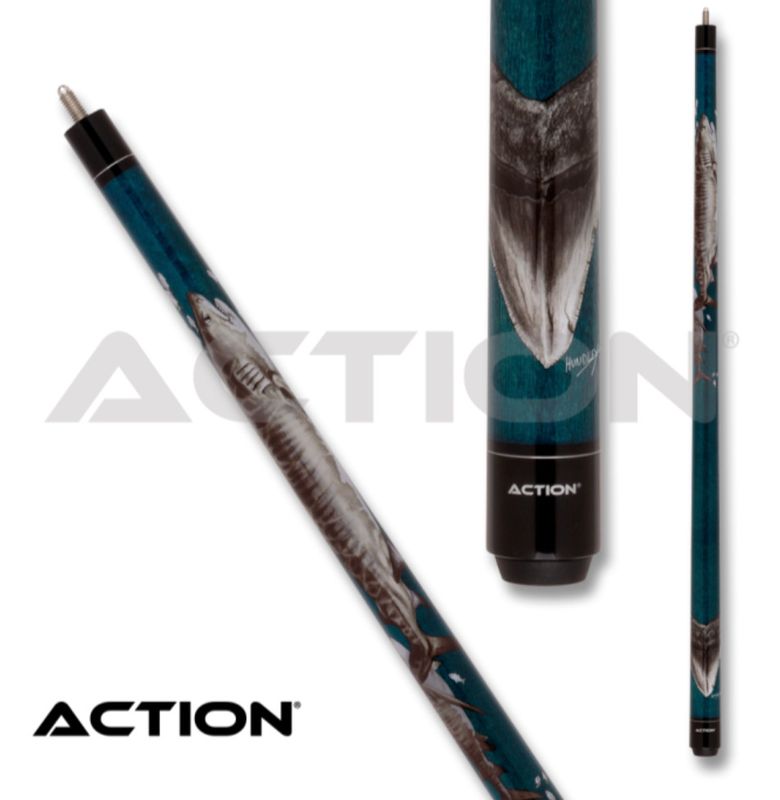 ADV123 Action Adventure Series Shark Cue Stick