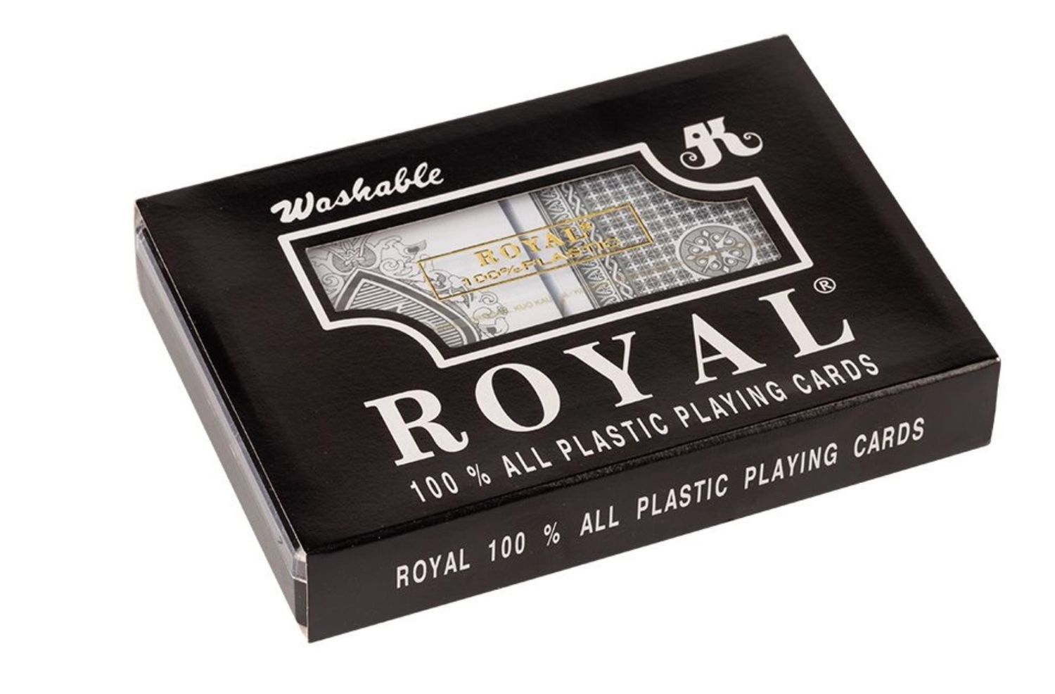 ROYAL WASHABLE Plastic Playing Cards - 2 Deck Set