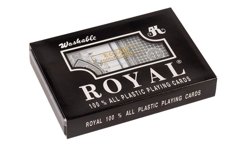 ROYAL WASHABLE Plastic Playing Cards - 2 Deck Set