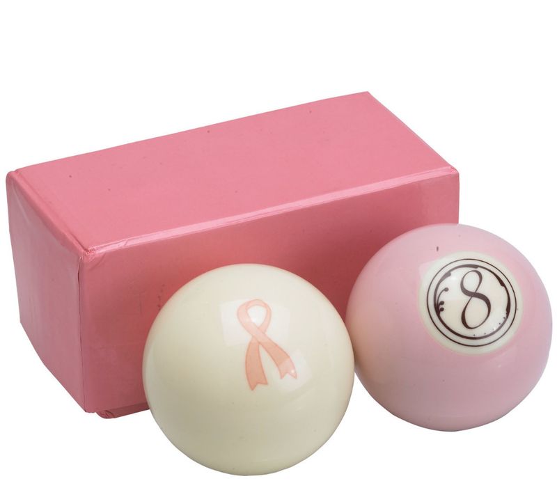 Action Pink Ribbon Cue &amp; 8-Ball Set