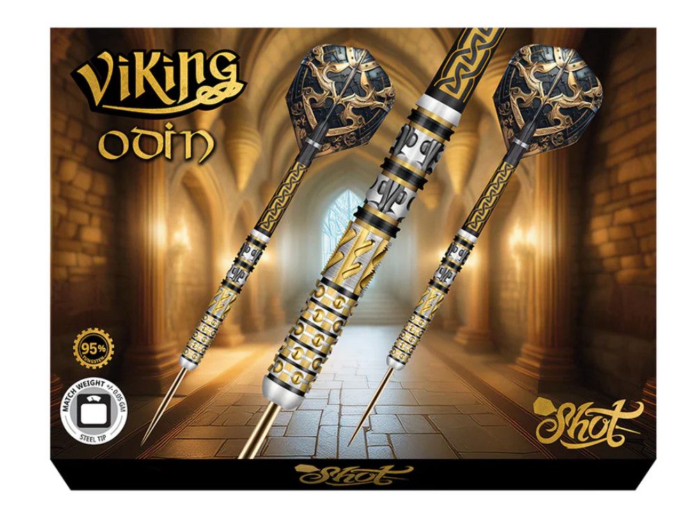 Shot Viking Odin Steel Tip Darts - 24gm