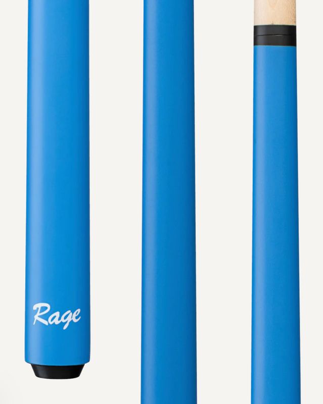 Rage Electric Blue Youth Cue Stick RGY02 52&quot;