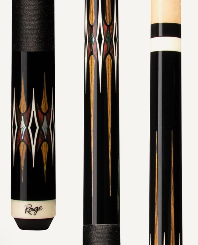 Rage Hidden Shadows Cue Stick with Black Nylon Wrap  RG214