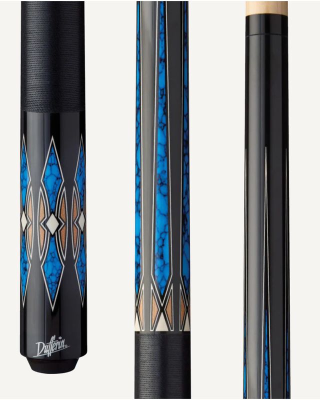 Dufferin Midnight Horizon Cue with Linen Wrap Cue Stick