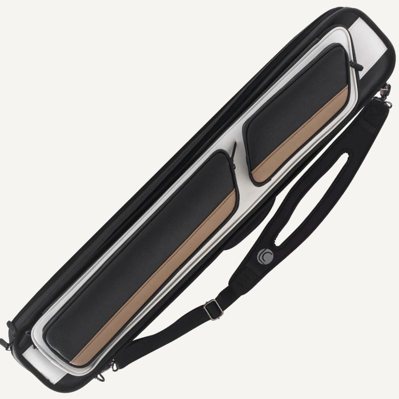 LC1248 Lucasi Soft Cue  Case 4x8 Black