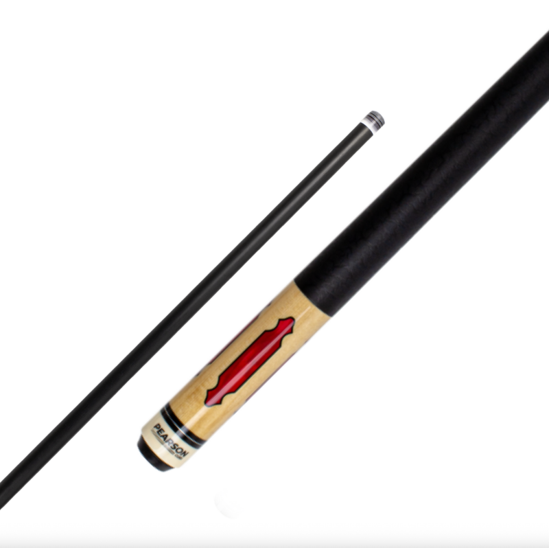 League  CC-PLG-RED Pearson RED Cue Stick with Carbon Clear Fiber Shaft