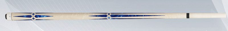 JP15-T Pechauer  No stain figured maple cue  with Blue Pearl diamond inlays and floating points Cue Stick 12.75MM