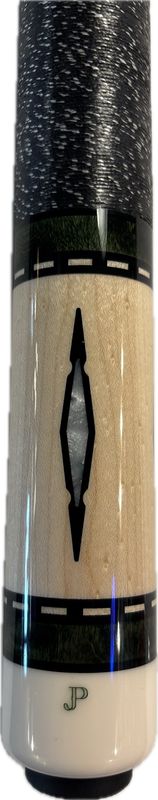 JP03-T Pechauer Green with Black &amp; White Linen Wrap Cue Stick 12.75MM