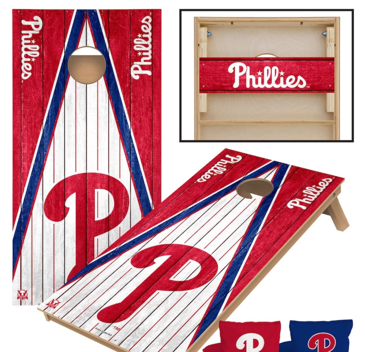 Philadelphia Phillies 2x4 Tournament Cornhole Set