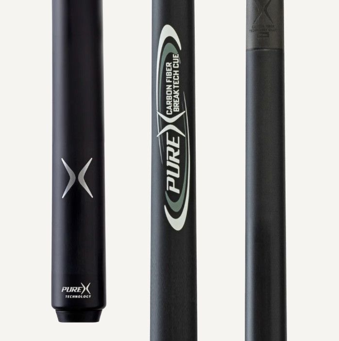 Pure X Carbon Fiber Break Cue STICK WRAPLESS
