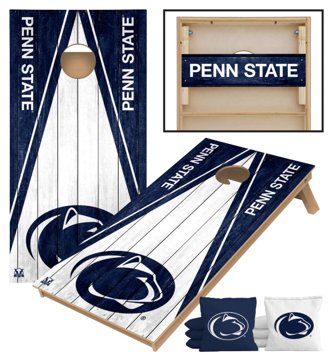 Penn State University Nittany Lions 2x4 Tournament Cornhole Set