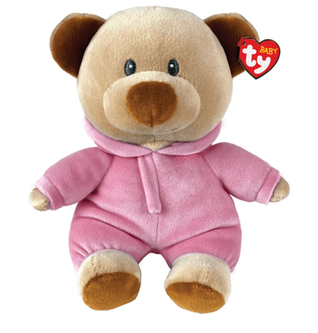 Beanie Boos Pajama Pink Bear 6&quot; Plush stuffed Animal